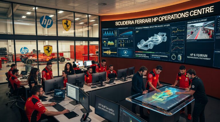 HP y Ferrari se juntan para una laptop con IA