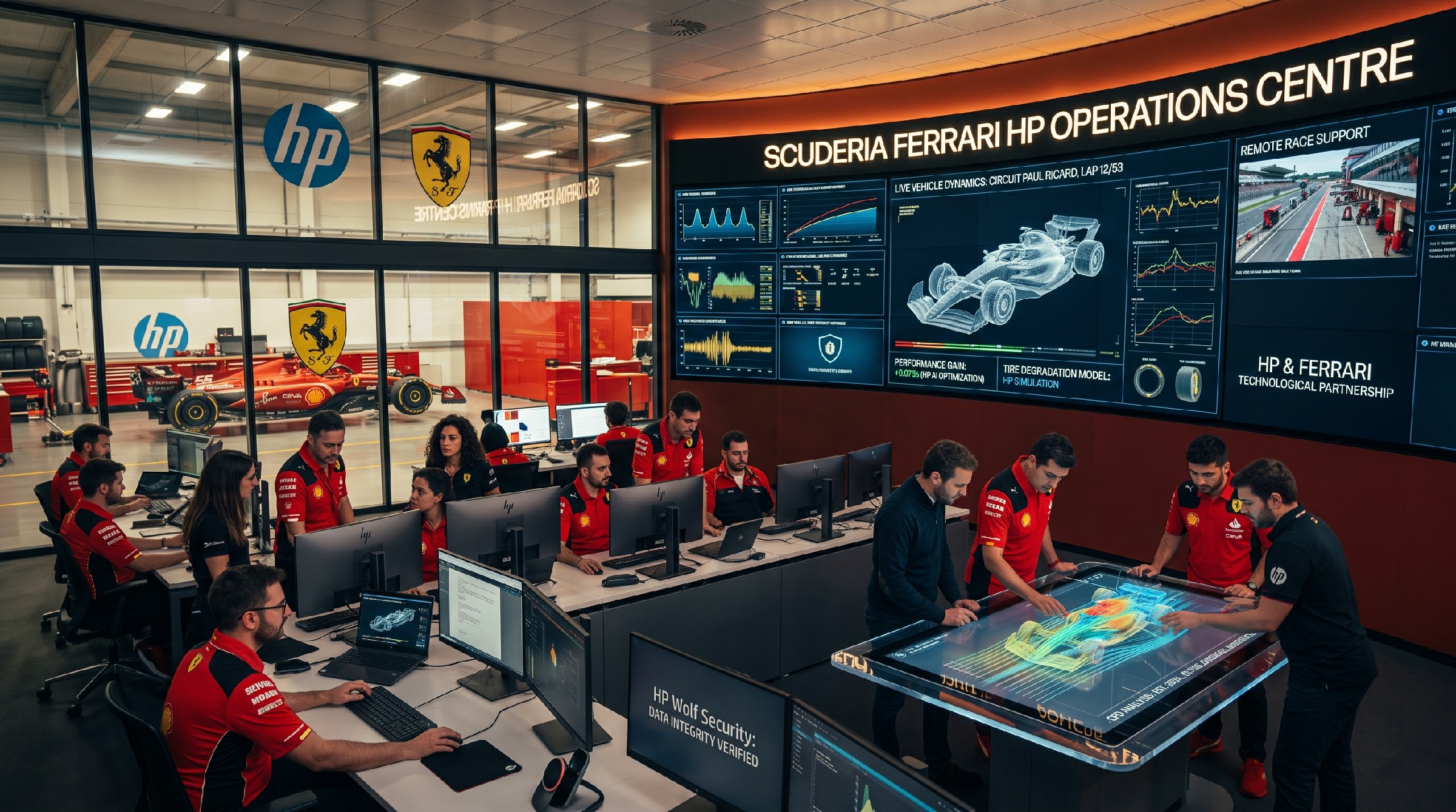 HP y Ferrari se juntan para una laptop con IA